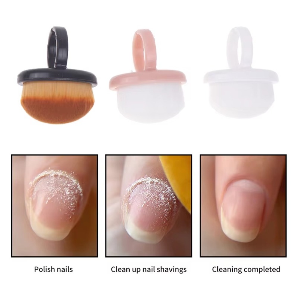 Nail Art For Men - Adjustable Oval Nails Art Dust Brush