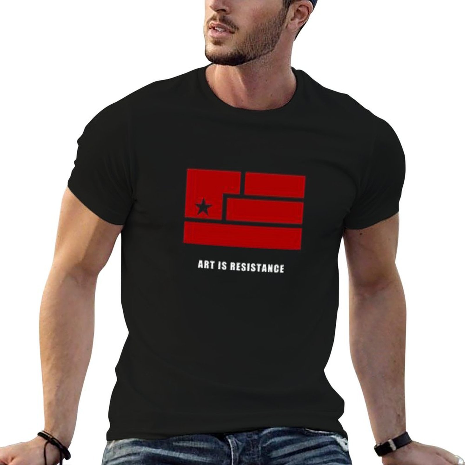 Nail Art For Men - red nails art T-Shirt Streetwear Print