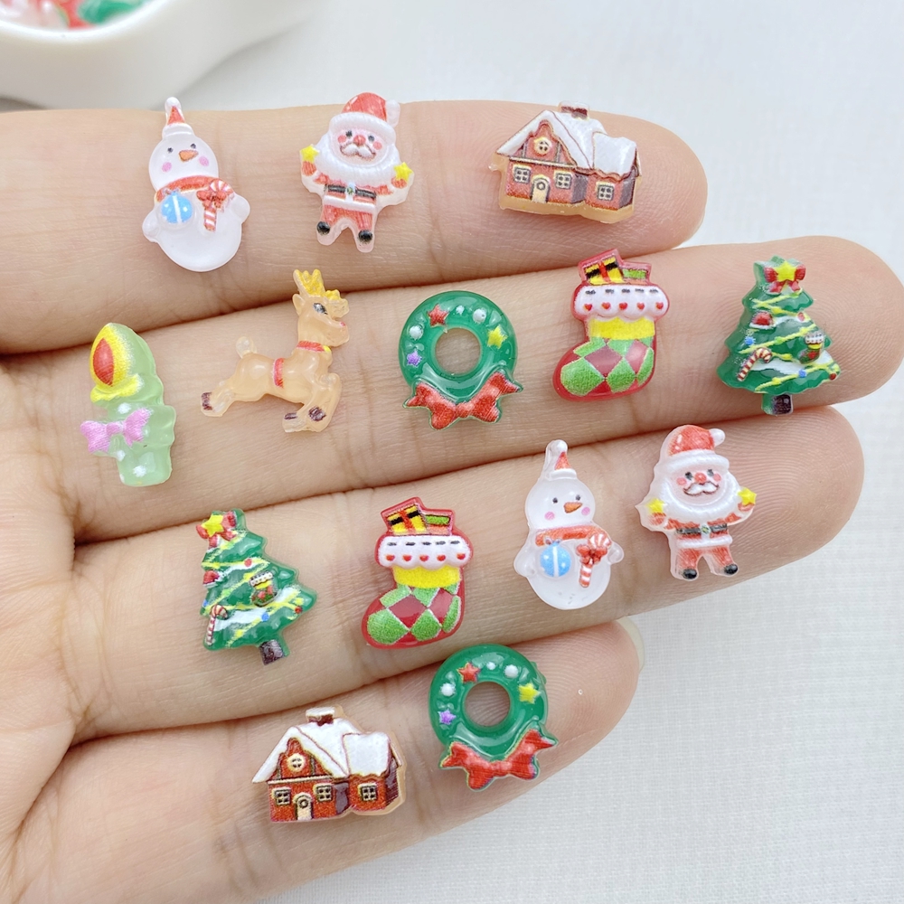 50 cute Cartoon Christmas tree - Nail Art For Men recension och pris
