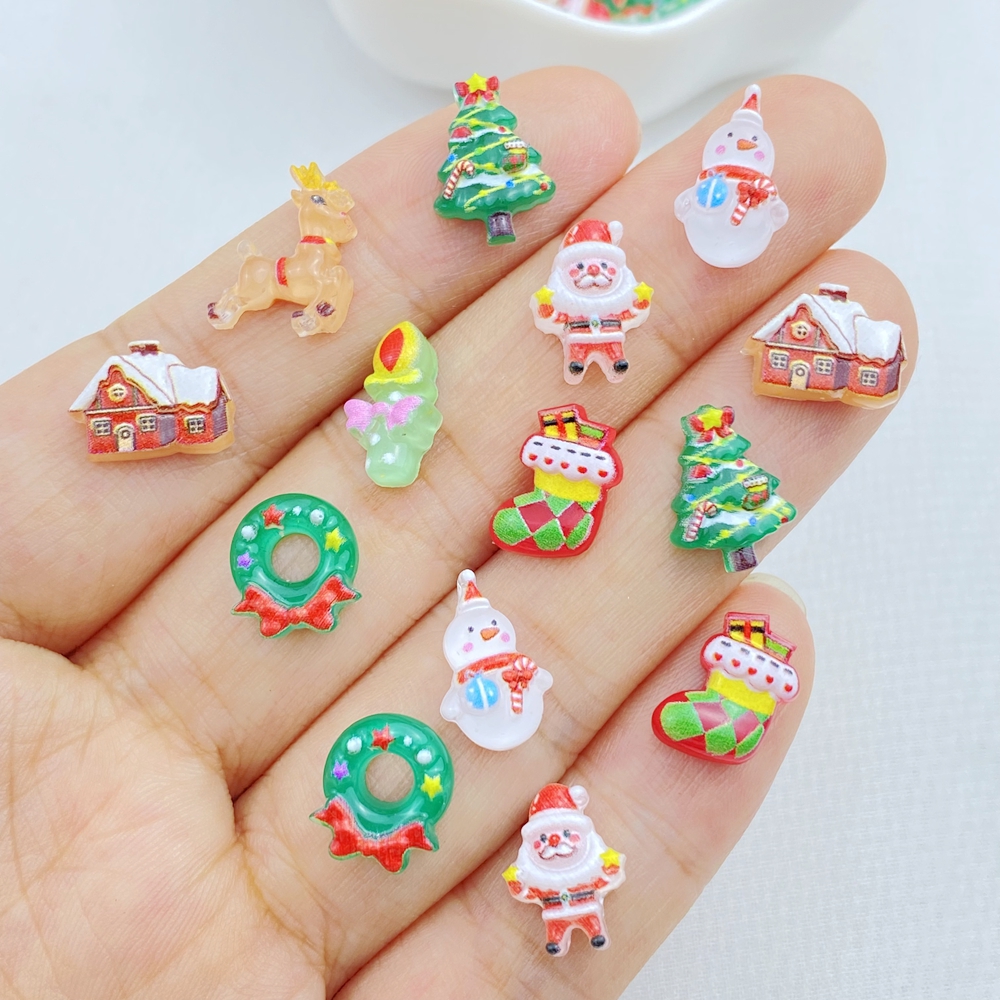 50 cute Cartoon Christmas tree - Nail Art For Men recension och pris