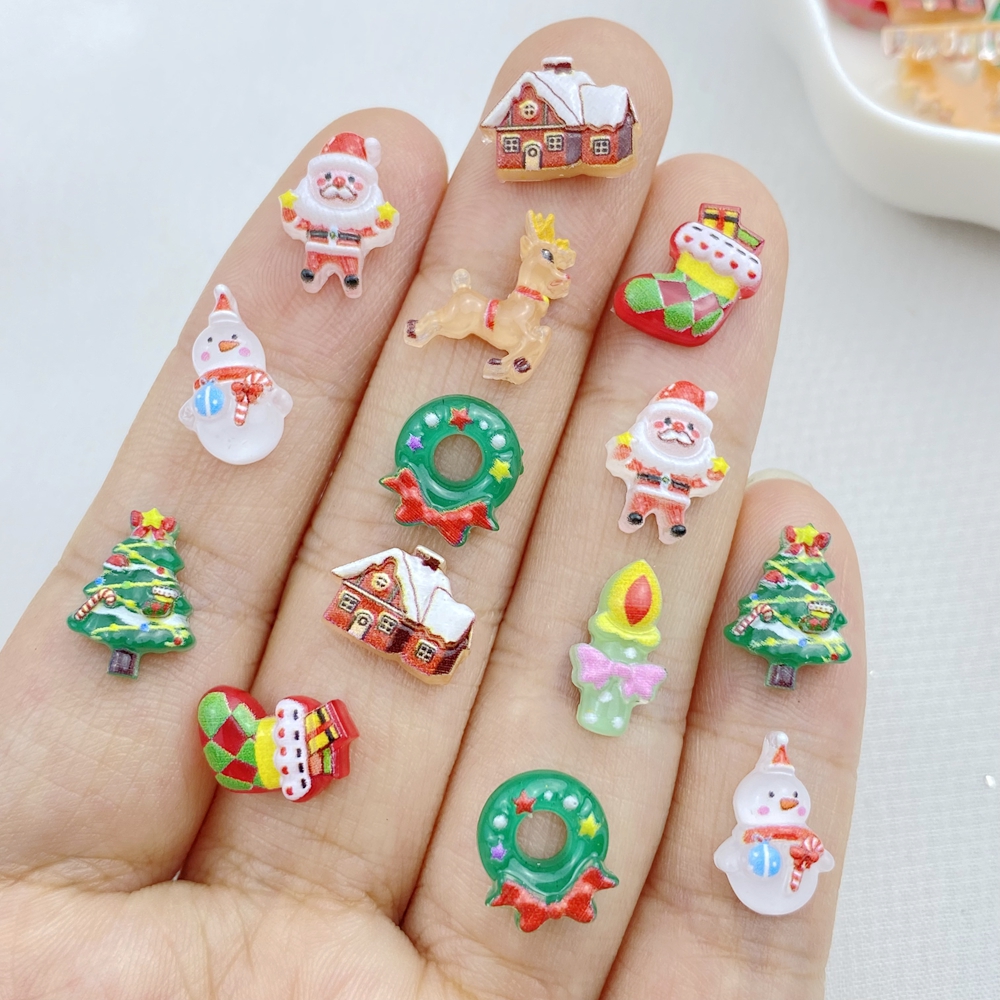 50 cute Cartoon Christmas tree - Nail Art For Men recension och pris