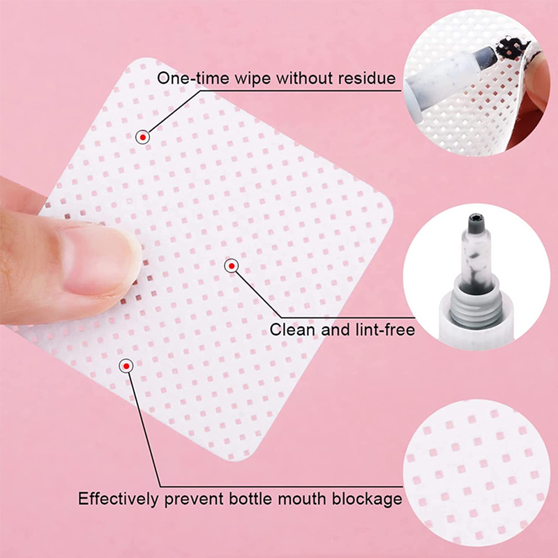 1000Pcs Cotton Nail Polish Rem - Nail Art Pink recension och pris