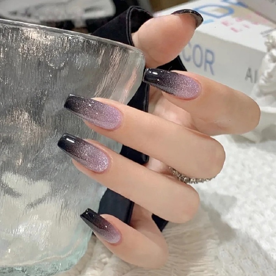 24PCS/1BOX Galaxy Starlight Ca - Nail Art Pink recension och pris