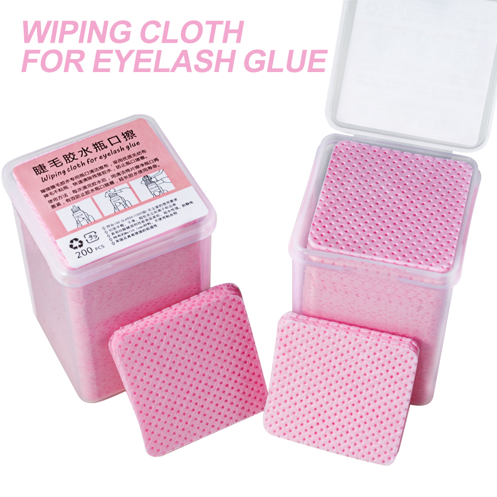 200Pcs Pink Lint-Free Nail Pol - Nail Art Pink recension och pris