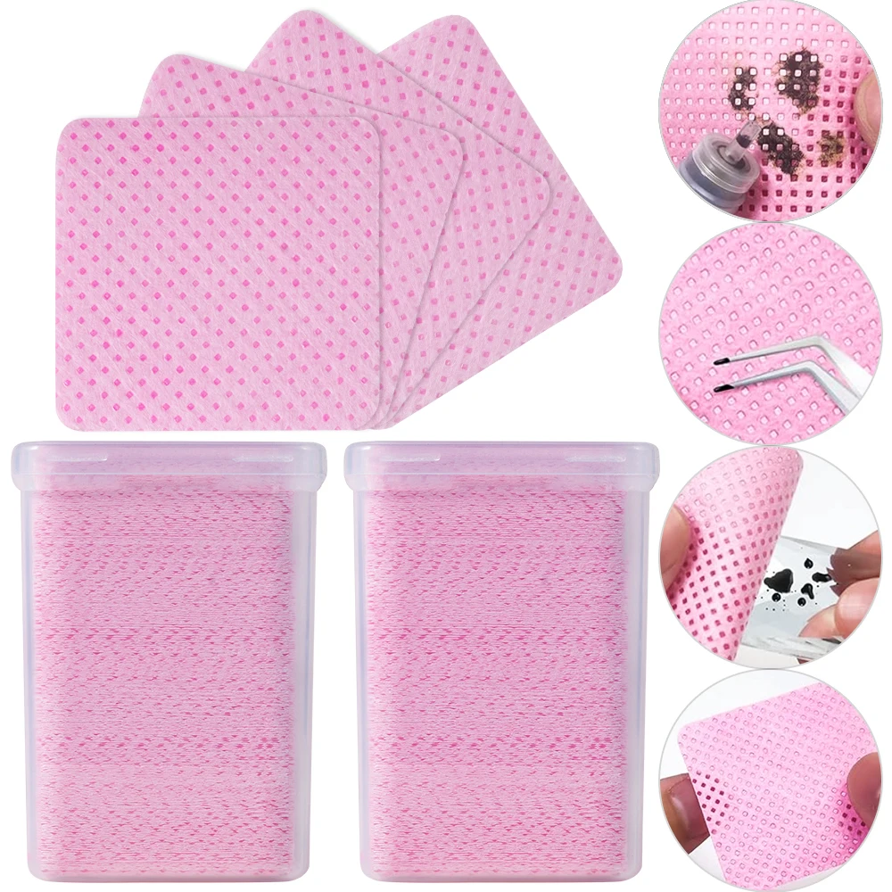 200Pcs Pink Lint-Free Nail Pol - Nail Art Pink recension och pris