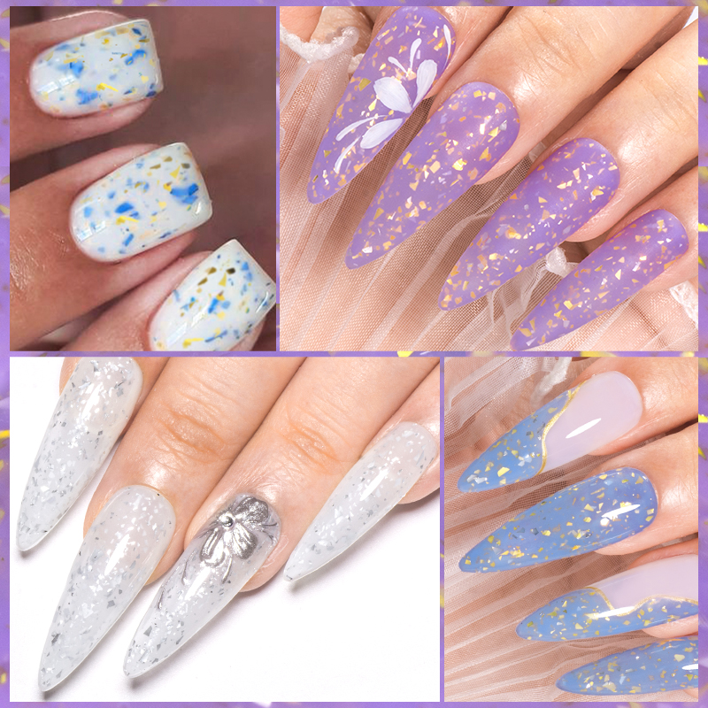 MEET ACROSS 7ml Pink Glitter R - Nail Foil Transfer recension och pris