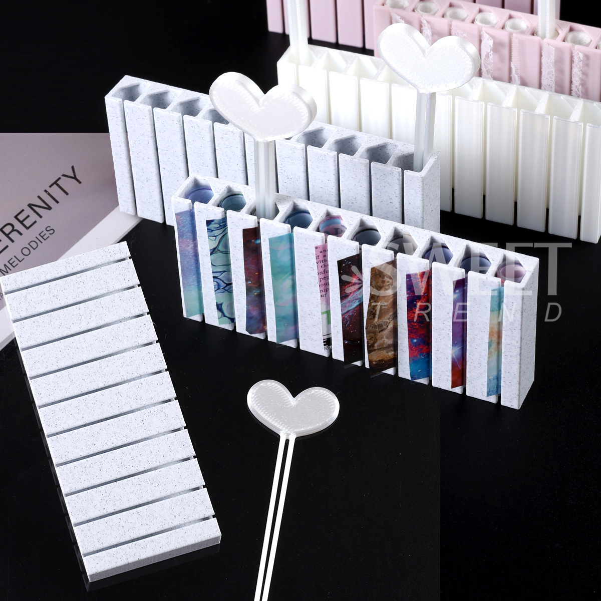 Nail Transfer Foils Storage Bo - Nail Foil Transfer recension och pris