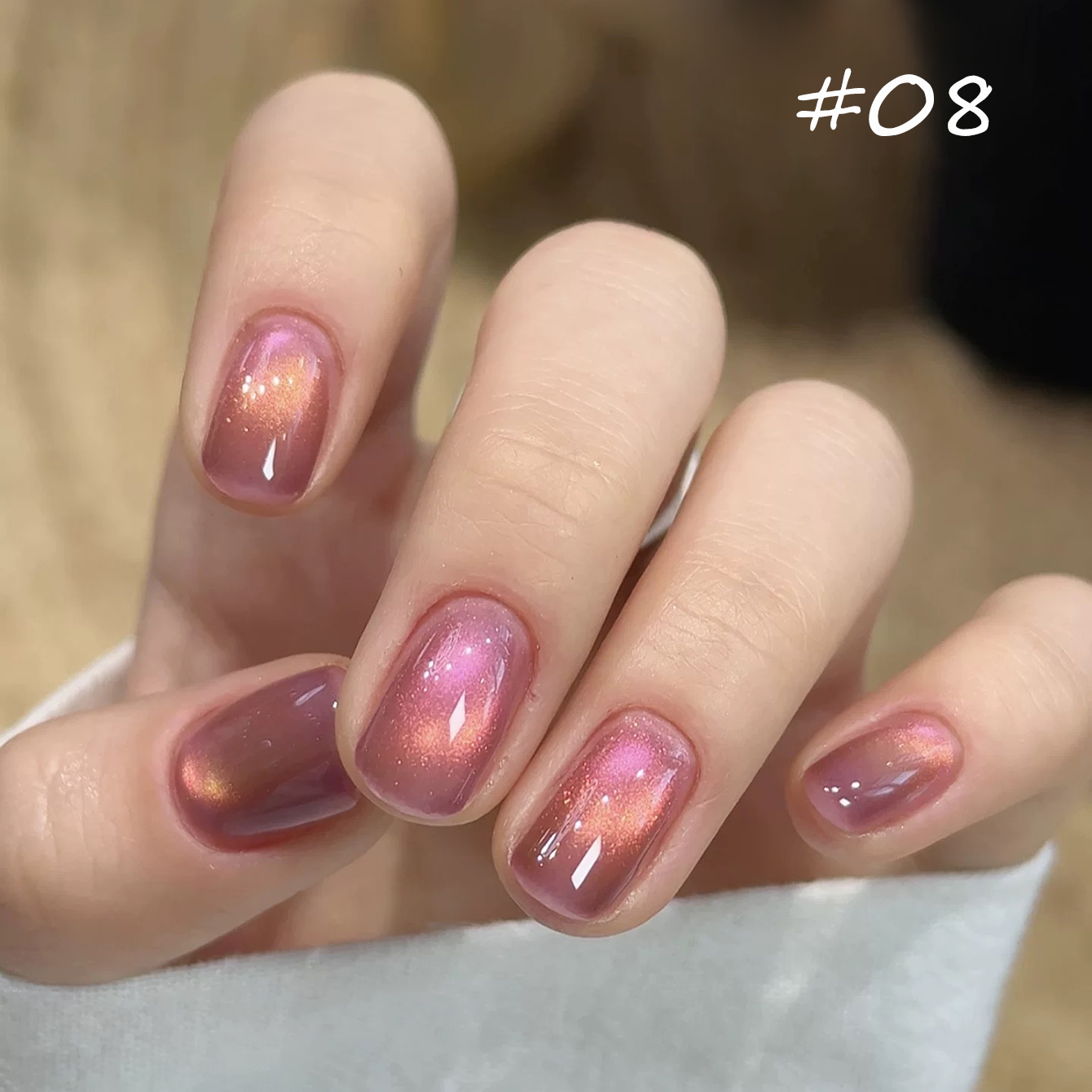 1-10pcs PSK New Pink Gold Soft - Nail Art Pink Soft recension och pris