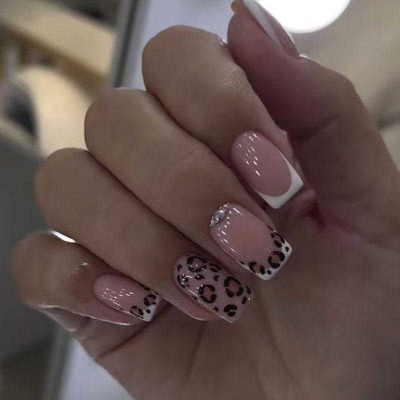 24pcs Finished Fake Nails Fren - Nail Art French Nails recension och pris