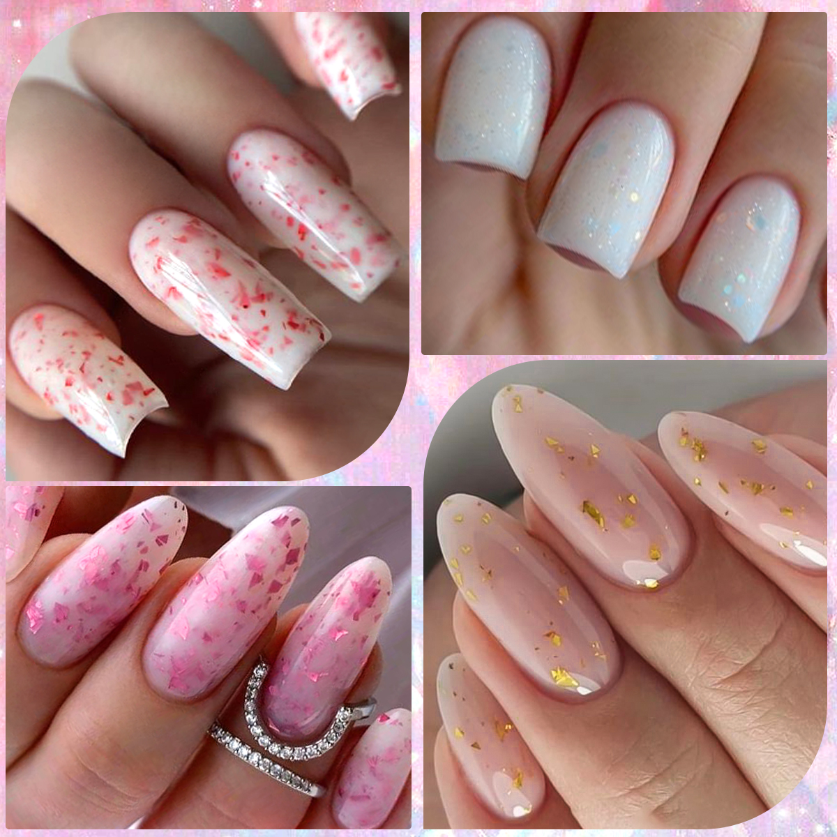 7ml 6 Colors Glitter Quick Ext - Nail Foil Transfer recension och pris