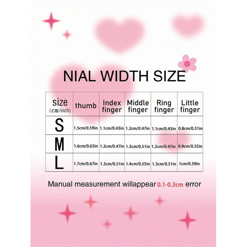 10pcs handmade pink press on n - Nail Art Pink recension och pris