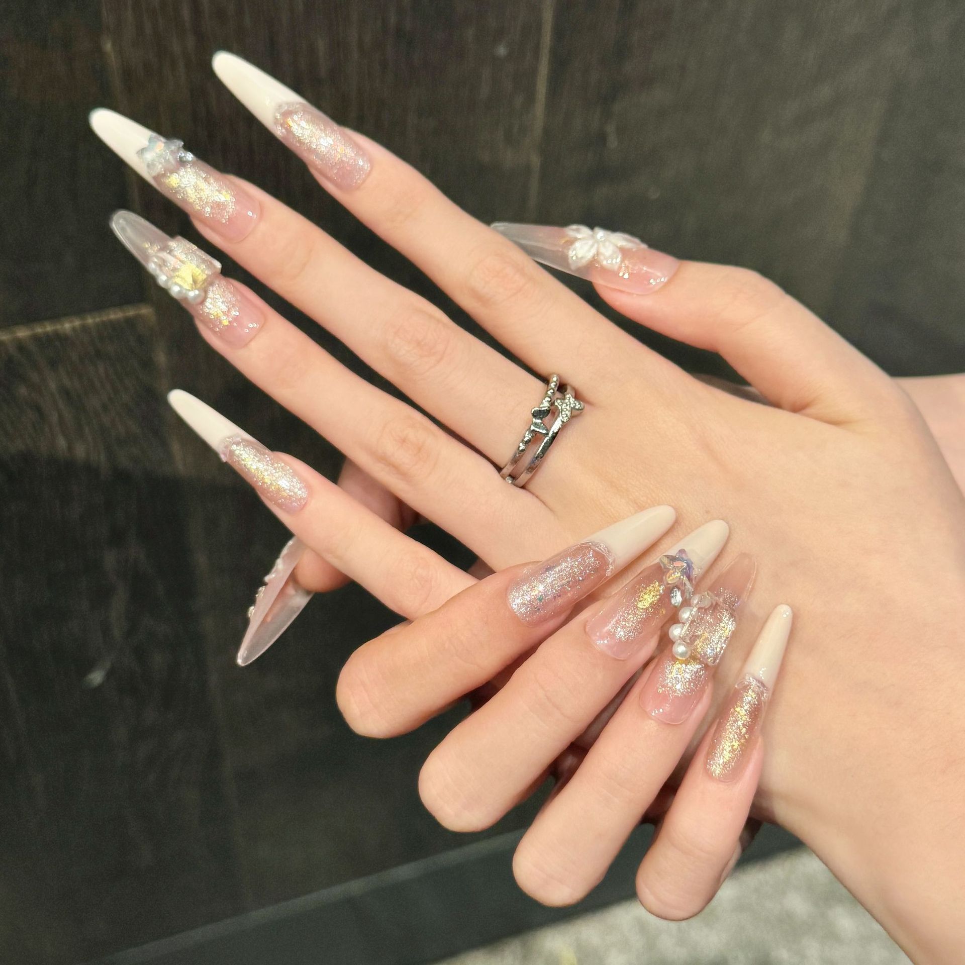10pcs Pure Hand Pressed Stilet - Nail Art Pink recension och pris