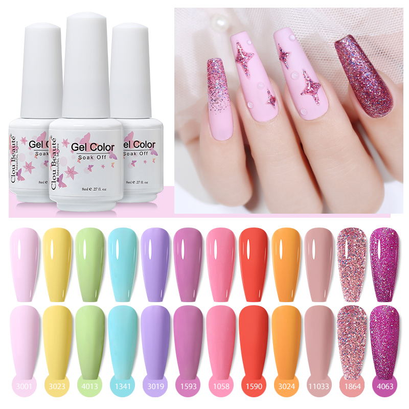 Clou Beaute Gel Polish Nail Ar - Nail Art Pink Soft recension och pris